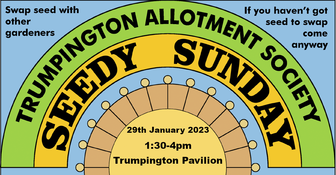 <h2>Seedy Sunday 2023</h2><div class='slide-content'><p><span class='highlight'>Join us to swap seeds and plants - at a new venue!</span></p><p></p></div><a href='/seedysunday/' class='btn' title='Read more'>Read more</a>